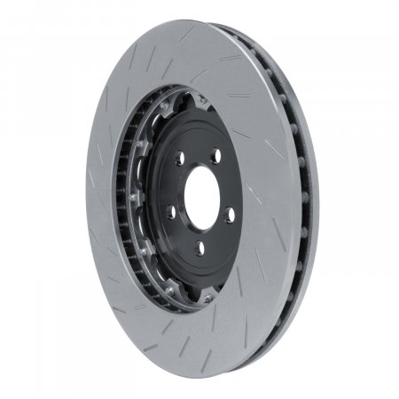Dynamic Friction 910-40036A - Hi-Carbon Alloy Geomet Coated Slotted Brake Rotor