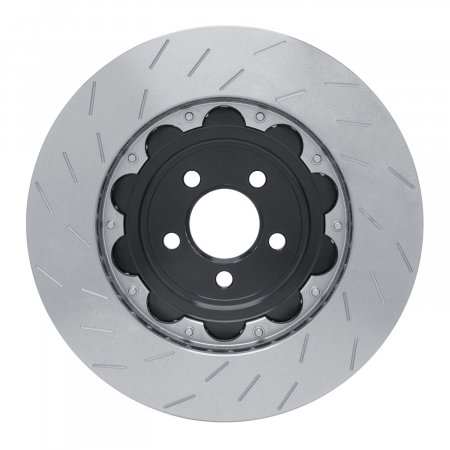 Dynamic Friction 910-40036A - Hi-Carbon Alloy Geomet Coated Slotted Brake Rotor