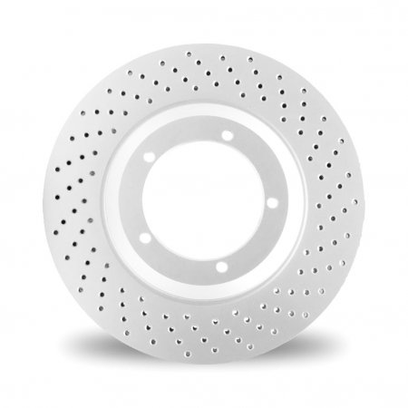 Dynamic Friction Sport Coated Drilled Brake Rotors