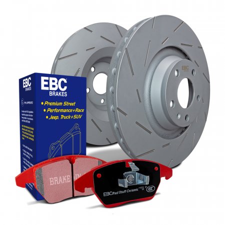 EBC Brakes S25KR1001 - Brake Kit - Ultimax Pad and Plain Rotor