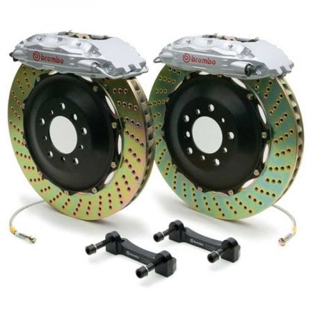 Brembo 1T1.9011A5 - Brake Kit, GT Series, Drilled Rotor, Yellow Caliper