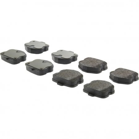 Centric 300.11851 - Premium Semi-Metallic Disc Brake Pad, with Shims, 2-Wheel Set