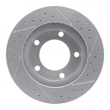 Dynamic Friction 2412-54005 - Brake Kit - Hi Carbon Drilled and Slotted Rotors and 1400 Brake Pads With Hardware
