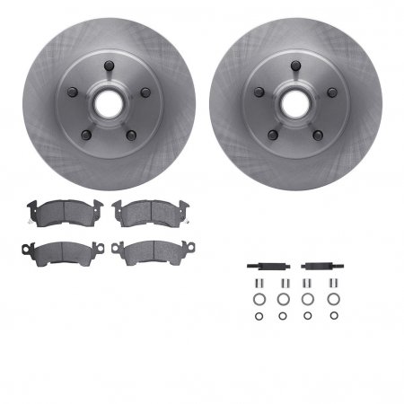 Dynamic Friction Brake Kit - Quickstop Rotors with Heavy Duty Brake Pads