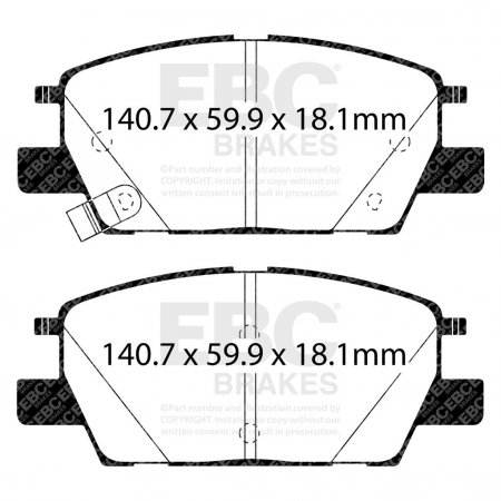 EBC Ultimax Stock Replacement Brake Pads