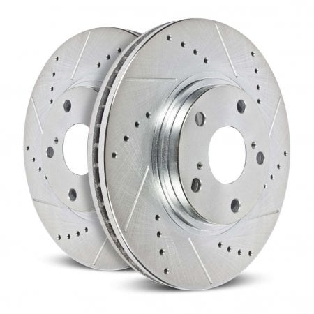 PowerStop AR82209XPR - PowerStop Evolution Performance Drilled, Slotted & Plated Brake Rotor Pair