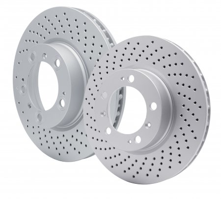 Dynamic Friction Hi-Carbon GeoCoated Brake Rotor