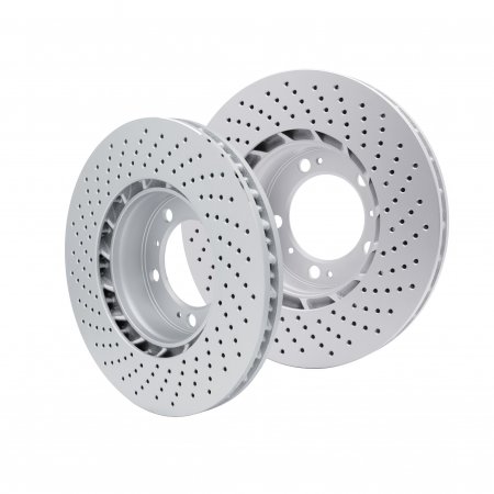 Dynamic Friction Hi-Carbon GeoCoated Brake Rotor