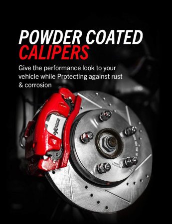 PowerStop Z36 Drilled and Slotted Brake Pad, Rotor, and Caliper Kit