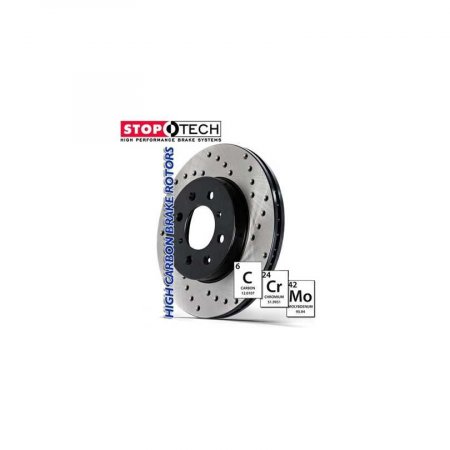 StopTech Sport Brake Kit - Stage 4.1 - Drilled Rotors, Pads, and Lines