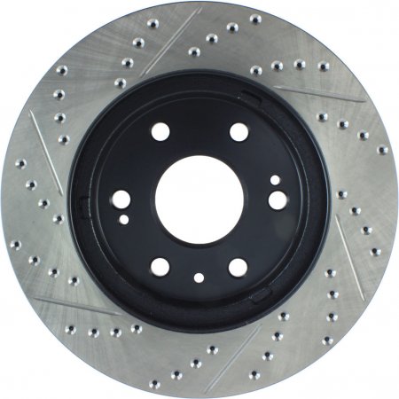 Stoptech 127.66057L - Sport Drilled and Slotted Brake Rotor