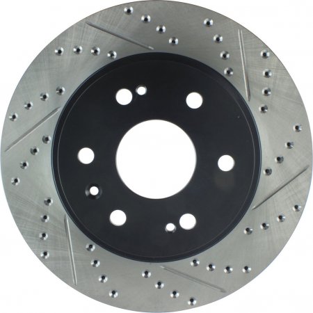 Stoptech 127.66057L - Sport Drilled and Slotted Brake Rotor