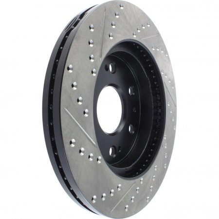 Stoptech 127.66057L - Sport Drilled and Slotted Brake Rotor