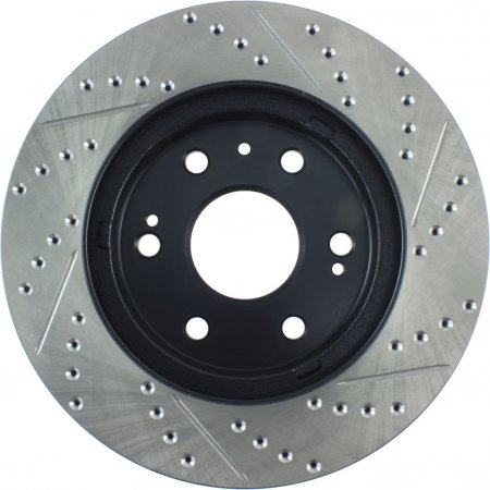 Stoptech 127.66057R - Sport Drilled and Slotted Brake Rotor