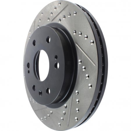 Stoptech 127.66057R - Sport Drilled and Slotted Brake Rotor
