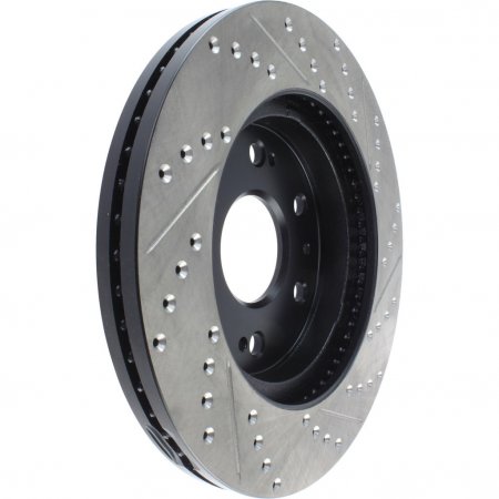 Stoptech 127.66057R - Sport Drilled and Slotted Brake Rotor