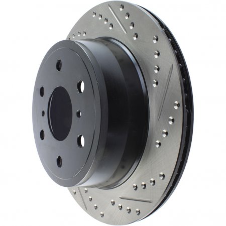 Stoptech 127.66065L - Sport Drilled and Slotted Brake Rotor