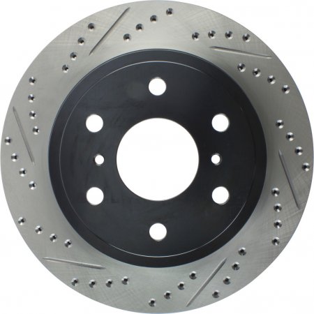 Stoptech 127.66065R - Sport Drilled and Slotted Brake Rotor