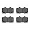 APP APP.309.09760 - Sport Brake Pads with Shims and Hardware, 2 Wheel Set