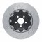 Dynamic Friction 910-40036A - Hi-Carbon Alloy Geomet Coated Slotted Brake Rotor