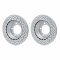 Dynamic Friction Hi-Carbon GeoCoated Brake Rotor