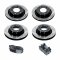 APP APP.25.4343.29 - High-Carbon Slotted Rotor Kit with Heavy Duty Pads, 4 Wheel Set