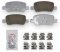 NRS Brakes NS2381 - Premium Galvanized Disc Brake Pad Set