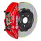 Brembo 1N3.9004A2 - Brake Kit, GT Series, Slotted Type 3 380mm x 34mm 2-Piece Rotor, Monobloc 6-Piston Red Caliper
