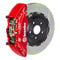 Brembo 1N3.9005A2 - Brake Kit, GT Series, Slotted Type 3 380mm x 34mm 2-Piece Rotor, Monobloc 6-Piston Red Caliper
