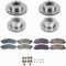 Callahan Plain Rotor and Pad Kit
