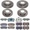 Callahan Drilled/Slotted Rotor and Pad Kit with Calipers