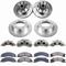 Callahan Drilled/Slotted Rotor and Pad Kit with Calipers