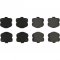 Centric 300.11851 - Premium Semi-Metallic Disc Brake Pad, with Shims, 2-Wheel Set