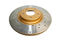 DBA DBA2308X - Drilled and Slotted Street XS Gold Brake Rotor with Kangaroo Paw Vanes