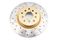 DBA DBA2650X-10 - Drilled and Slotted Street XS Gold Brake Rotor with Kangaroo Paw Vanes