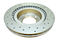 DBA DBA2724X - Drilled and Slotted Street XS Gold Brake Rotor with Kangaroo Paw Vanes