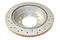 DBA DBA2737X - Drilled and Slotted Street XS Gold Brake Rotor with Kangaroo Paw Vanes