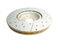 DBA DBA2806X - Drilled and Slotted Street XS Gold Brake Rotor with Kangaroo Paw Vanes