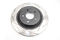 DBA DBA4069S - Slotted 4000 Series T3 Black Brake Rotor with Kangaroo Paw Vanes, Sold Individually