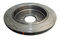 DBA DBA42091S - Slotted 4000 T3 Black Brake Rotor with Kangaroo Paw Vanes