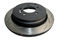 DBA DBA42091S - Slotted 4000 T3 Black Brake Rotor with Kangaroo Paw Vanes