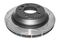 DBA DBA42245S - Slotted 4000 Series T3 Black Brake Rotor with Kangaroo Paw Vanes, Sold Individually