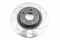 DBA DBA42308S - Slotted 4000 Series T3 Black Brake Rotor with Kangaroo Paw Vanes, Sold Individually