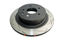 DBA DBA42309S - Slotted 4000 Series T3 Black Brake Rotor with Kangaroo Paw Vanes, Sold Individually