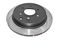 DBA DBA42341S - Slotted 4000 Series T3 Black Brake Rotor with Kangaroo Paw Vanes, Sold Individually
