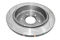 DBA DBA42341S - Slotted 4000 Series T3 Black Brake Rotor with Kangaroo Paw Vanes, Sold Individually