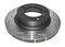 DBA DBA42398S - Slotted 4000 Series T3 Black Brake Rotor with Kangaroo Paw Vanes, Sold Individually