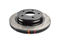 DBA DBA42442S - Slotted 4000 Series T3 Black Brake Rotor with Kangaroo Paw Vanes, Sold Individually