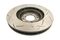 DBA DBA42446S - Slotted 4000 Series T3 Black Brake Rotor with Kangaroo Paw Vanes, Sold Individually