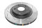DBA DBA42500S - Slotted 4000 Series T3 Black Brake Rotor with Kangaroo Paw Vanes, Sold Individually
